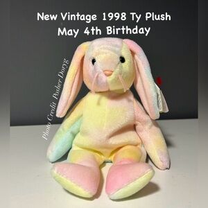 New Vintage 1998 Ty Hippie Plush